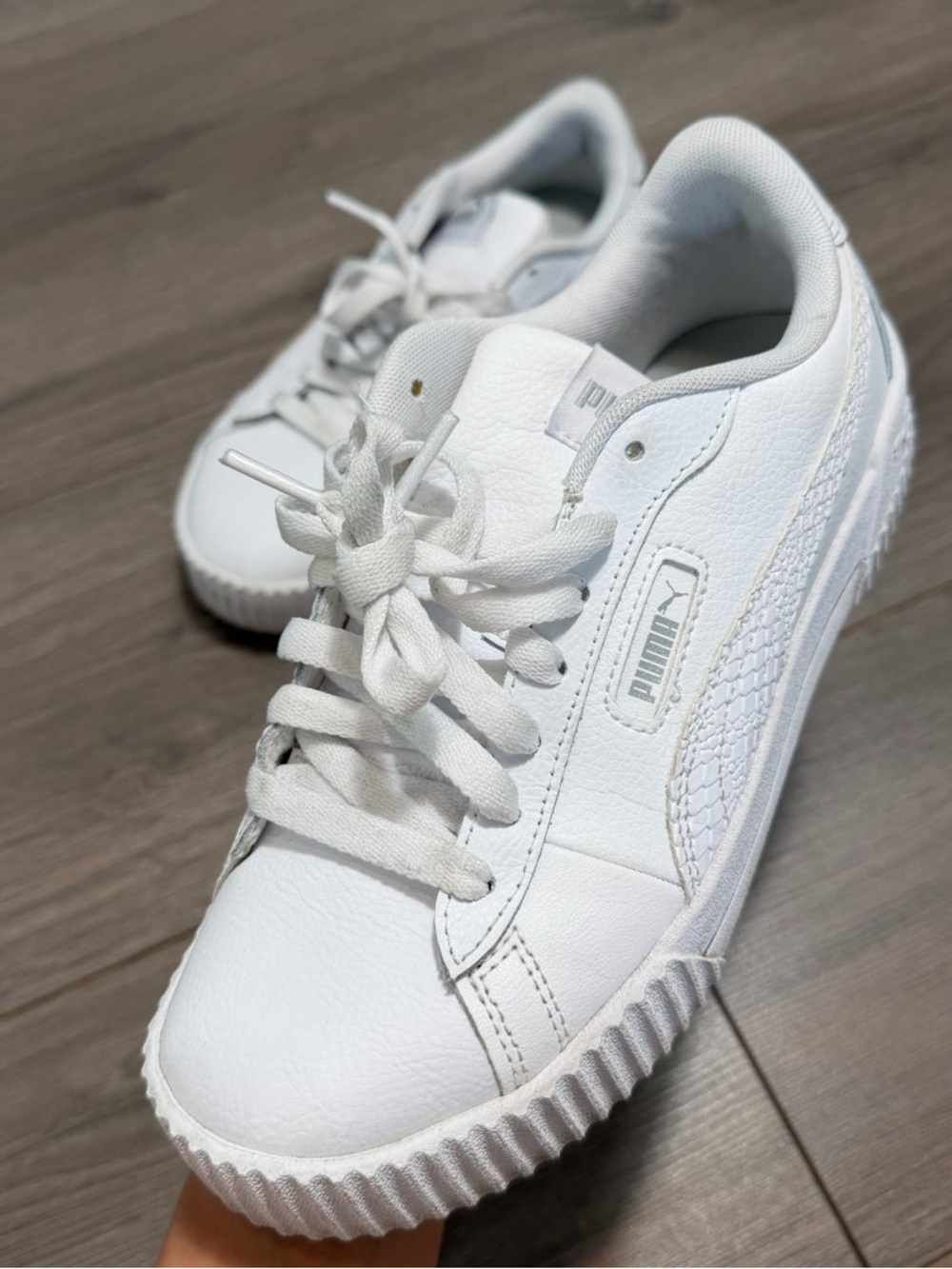 Puma Carina Classic Lace-Up Sneakers- WORN ONCE